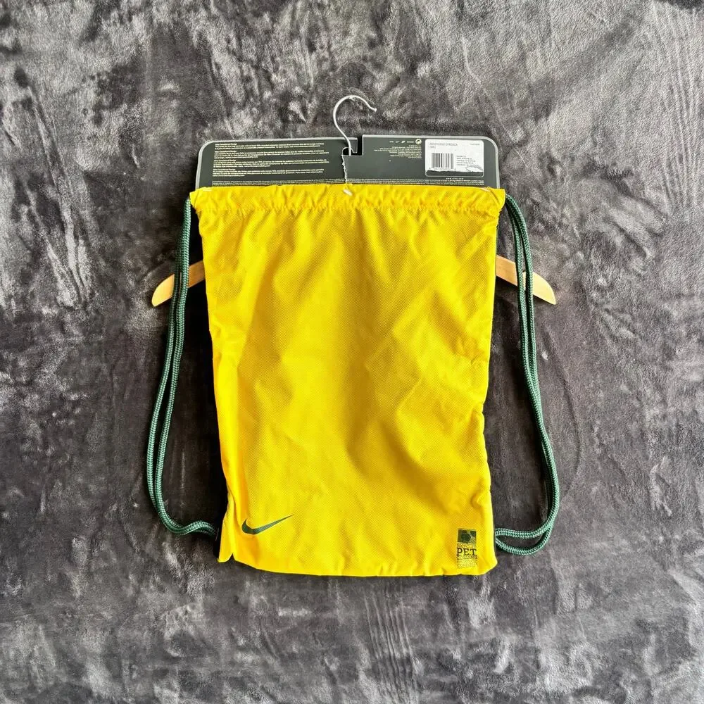Nike Brazil Draw String Bag Color Green / Yellow
